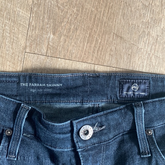 AG Adriano Goldschmied Farrah High Rise Skinny Jeans 28R - Picture 3 of 9